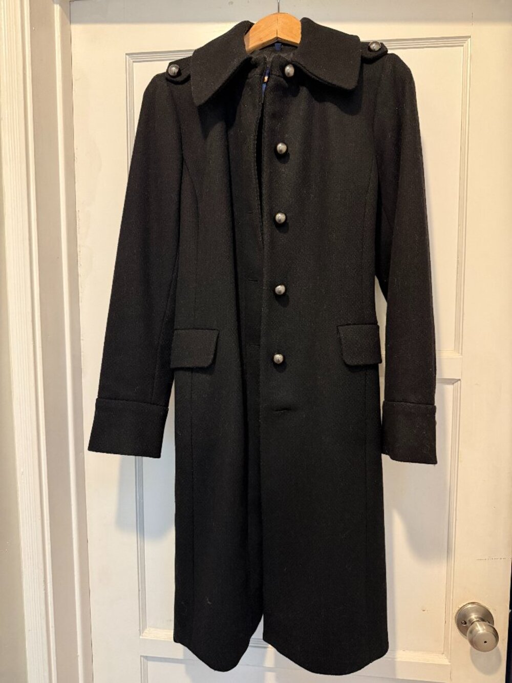Military Wool Trench Coat